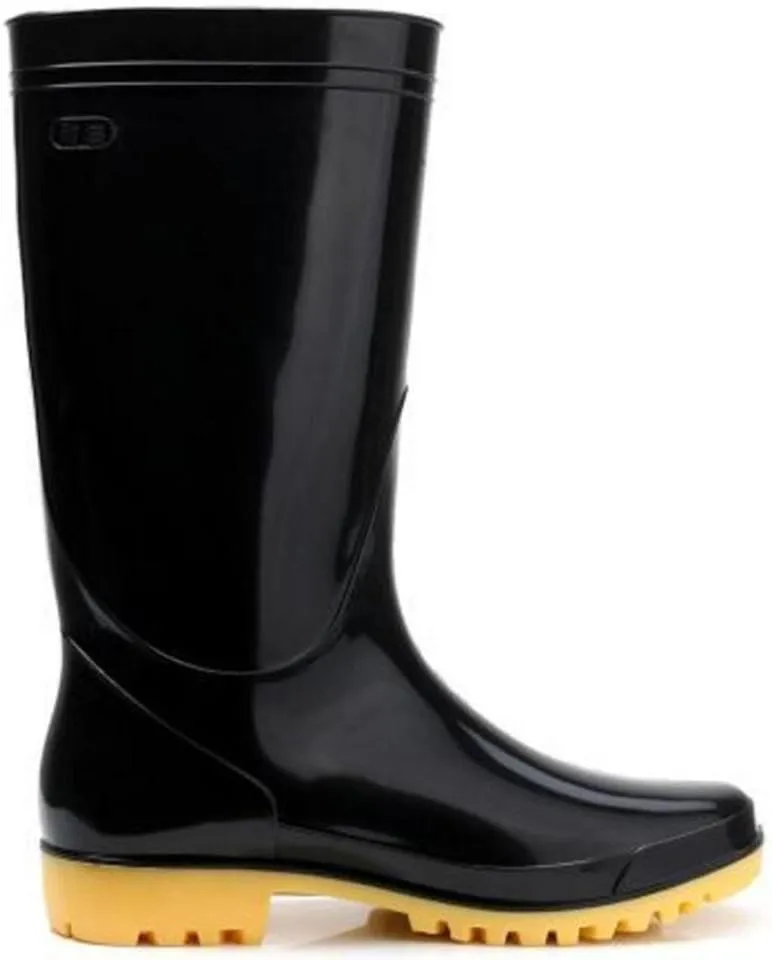 Adult Men's Antiskid Waterproof Rubber Sole Work Shoes Rain Boots