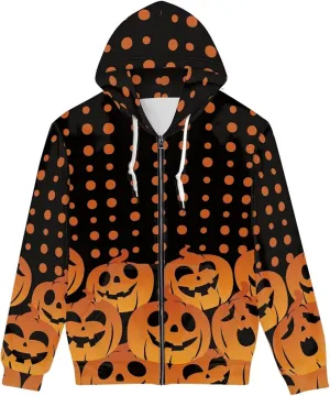 AFPANQZ Men's Full Zipper Hoodie Tunics Hooded Sweatshirt with Front Pocket Home Outdoor Sports Loose Tops 2XS-5XL