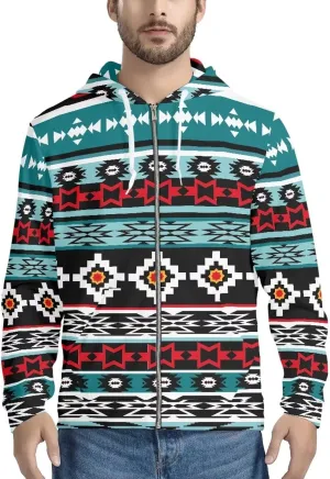 AFPANQZ Men's Full Zipper Hoodie Tunics Hooded Sweatshirt with Front Pocket Home Outdoor Sports Loose Tops 2XS-5XL