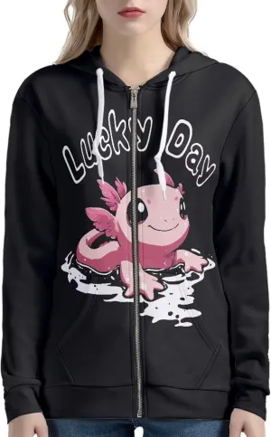 AFPANQZ Women's Zip Up Hoodies Sweatshirts Stretch Long-Sleeve Full Zipper Hoodie Sweatshirts Casual Oversize Hoodie XS-5XL