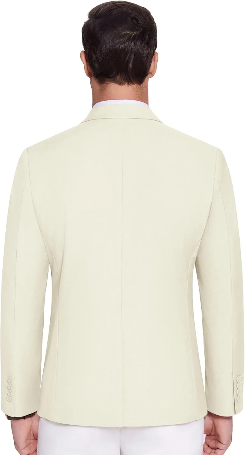 COOFANDY Men's Casual Blazer Lightweight Sport Coats Two Buttons Slim Fit Suit Jacket for Business Wedding Dress