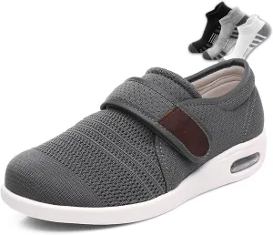 Diabetic Shoes,Adjustable Wide Top Fits Plantar Fasciitis Edema Slippers