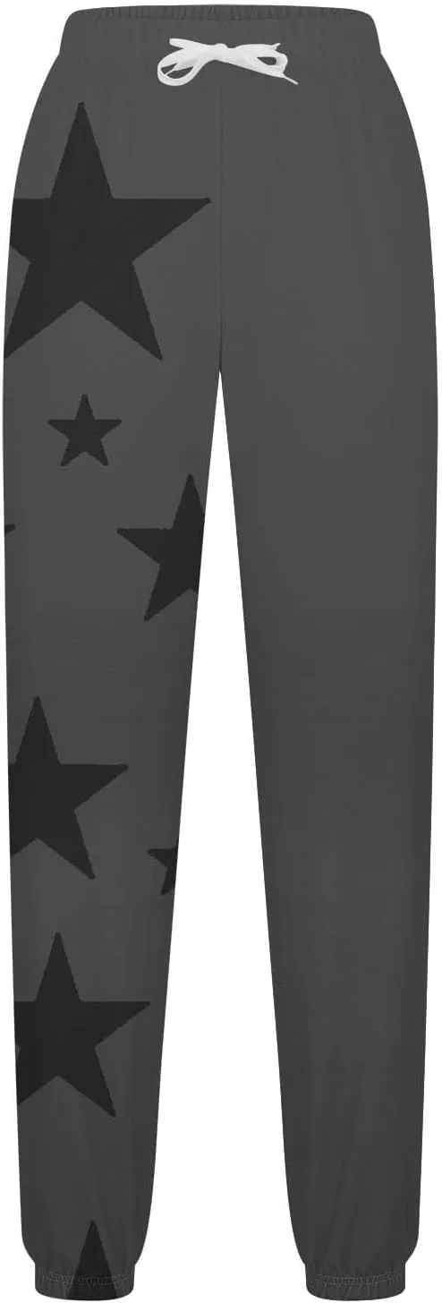 Elastic Waist Sweatpants for Women Soft Fabric Stylish Loose Casual Pants Fashion Office Work Outdoor Sports Trousers