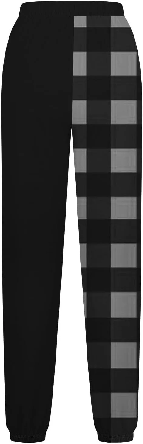 Elastic Waist Sweatpants for Women Soft Fabric Stylish Loose Casual Pants Fashion Office Work Outdoor Sports Trousers