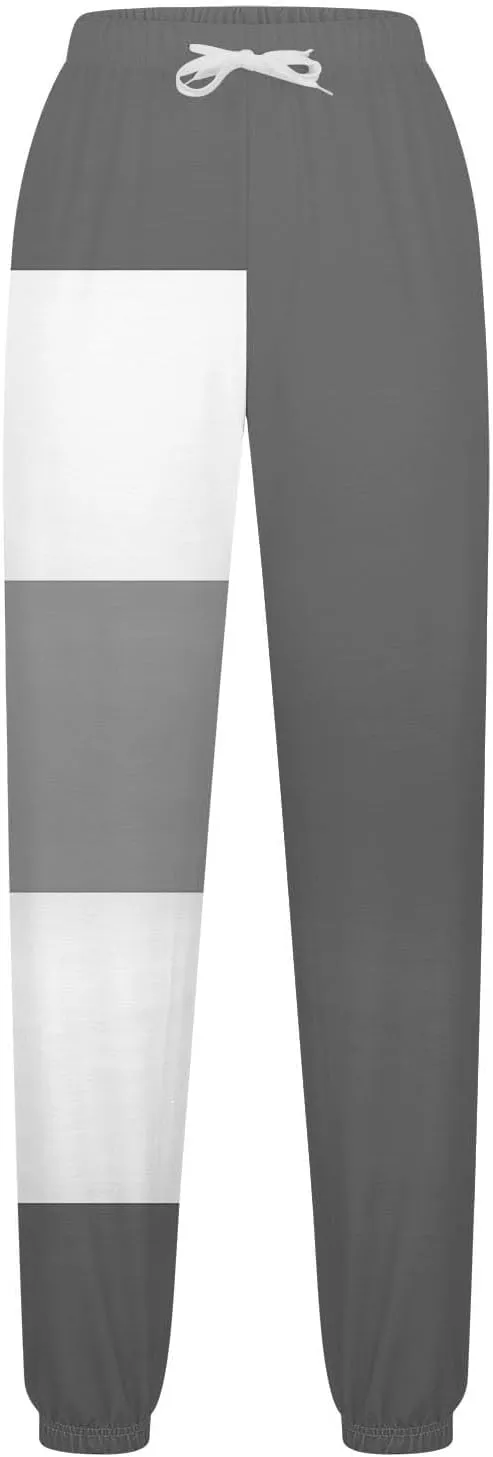 Elastic Waist Sweatpants for Women Soft Fabric Stylish Loose Casual Pants Fashion Office Work Outdoor Sports Trousers