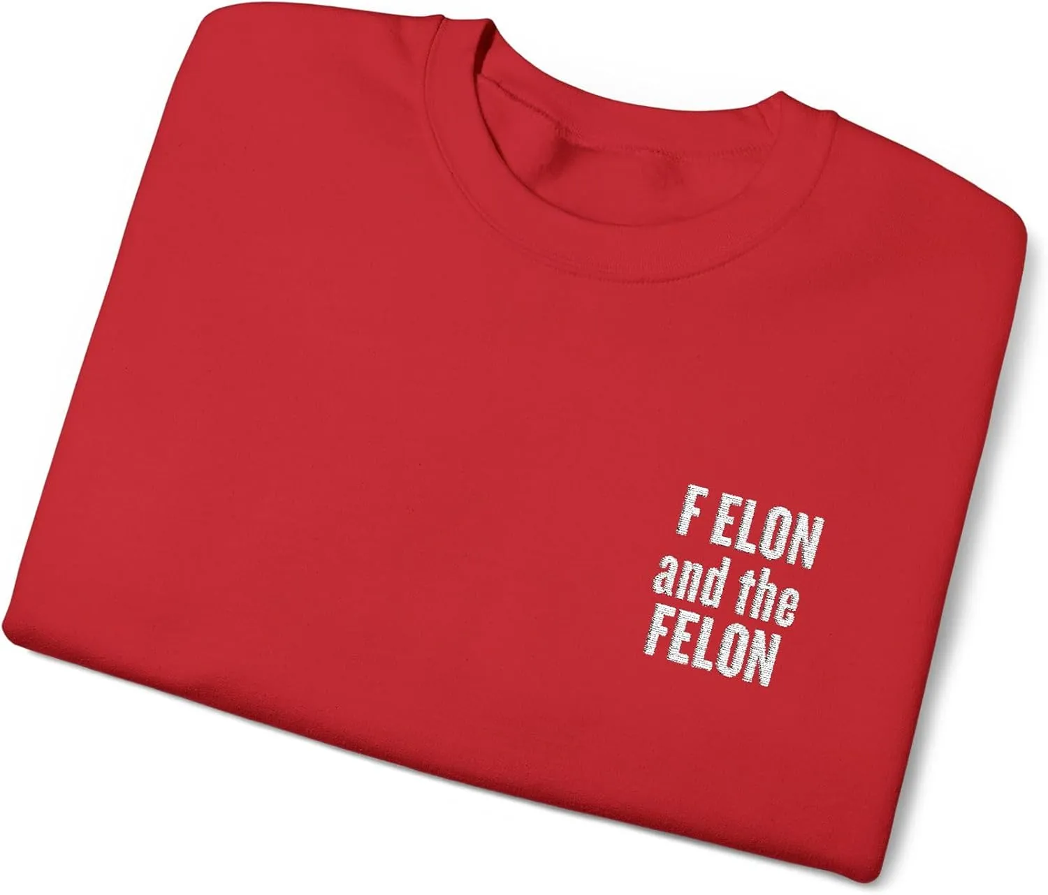F elon and the Felon Unisex Heavy Blend Crewneck Sweatshirt - Comfy Streetwear for Casual Days