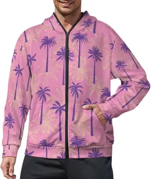 Fruit Print Hoodies For Men Women Long Sleeve Casual Zip Up Hooded Sweatshirt Jacket Coat With Pocket