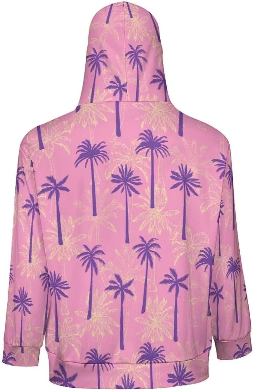 Fruit Print Hoodies For Men Women Long Sleeve Casual Zip Up Hooded Sweatshirt Jacket Coat With Pocket