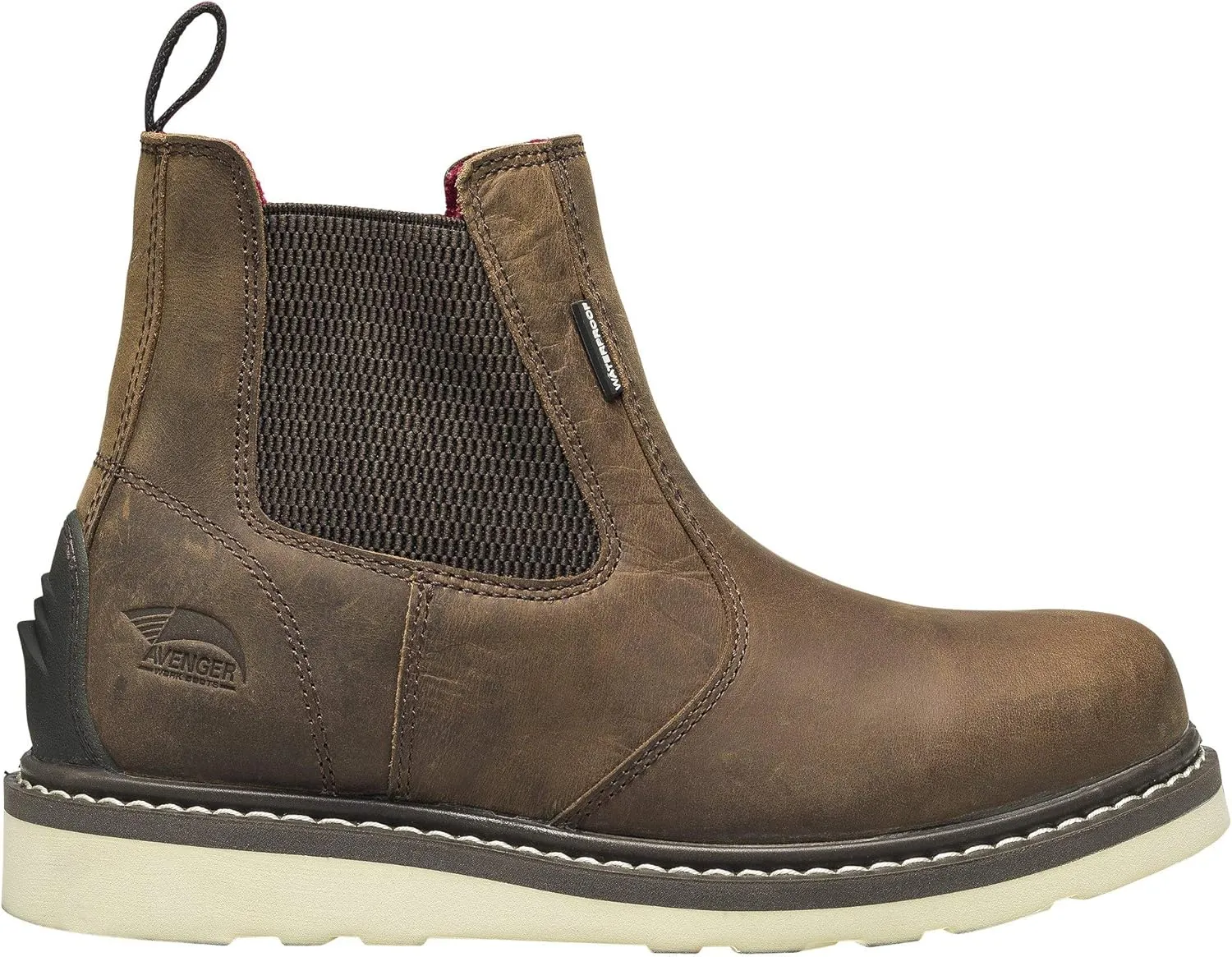 FSI FOOTWEAR SPECIALTIES INTERNATIONAL Men's Leather Wedge 6" Soft Toe Waterproof Puncture Resistant Eh Work Boot