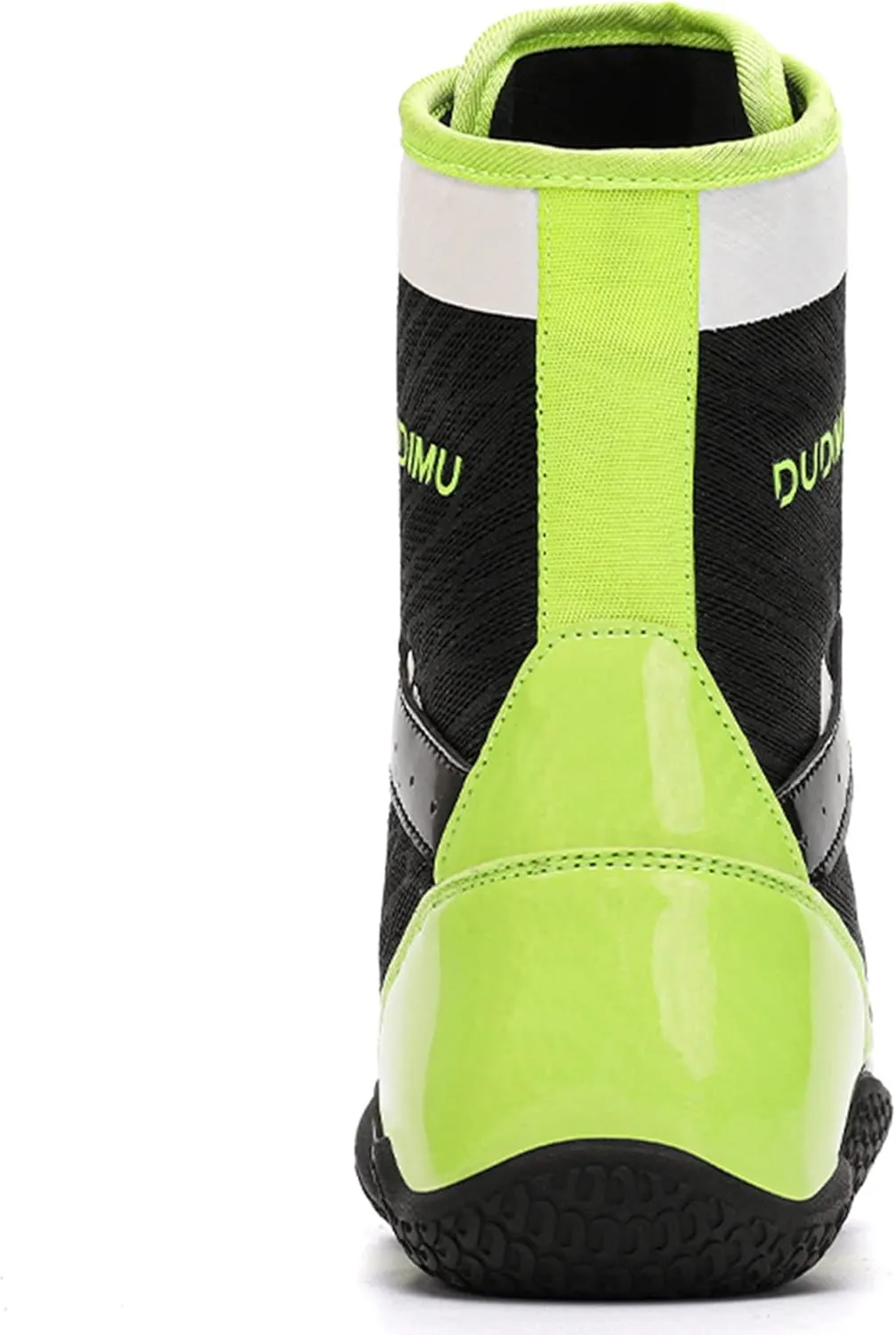 High Top Boxing Boots, Rubber Sole Wrestling Shoes Unisex Kickboxing Sparring Boxers Trainers Breathable Bodybuilding Boots
