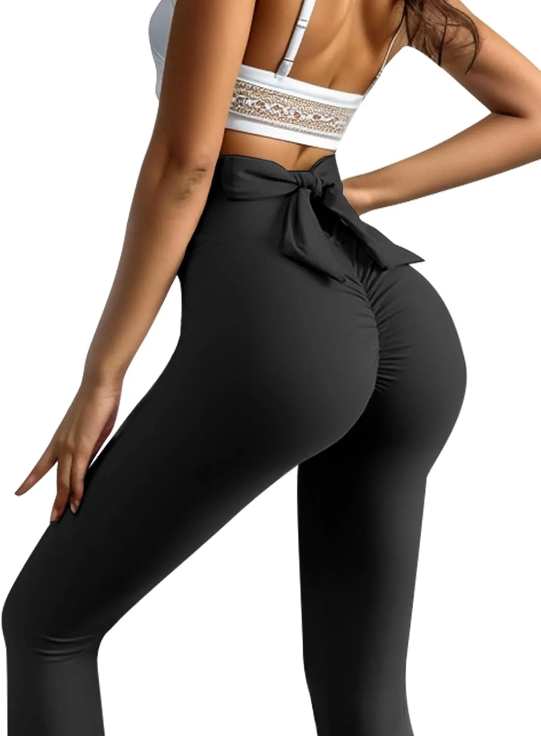 High Waist Yoga Pants Tummy Control Compression Workout Athletic Running Fitness Leggings for Women