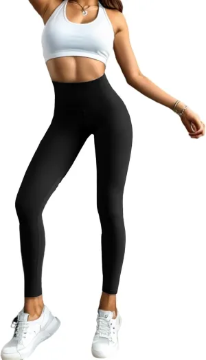 High Waist Yoga Pants Tummy Control Compression Workout Athletic Running Fitness Leggings for Women