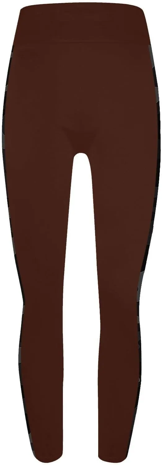 High-Waisted Stretch Yoga Pants for Women Leopard Printed Side Daily Sweatpants Stylish Casual Pant Suitable Exercise