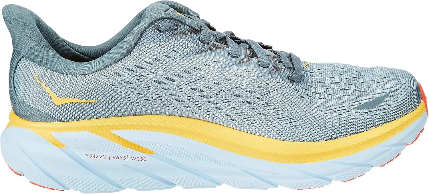 HOKA ONE ONE Men's Clifton 8 Running Shoes, 0