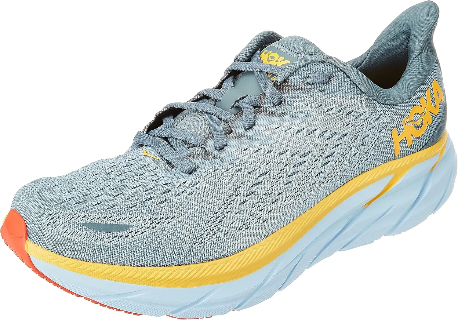 HOKA ONE ONE Men's Clifton 8 Running Shoes, 0