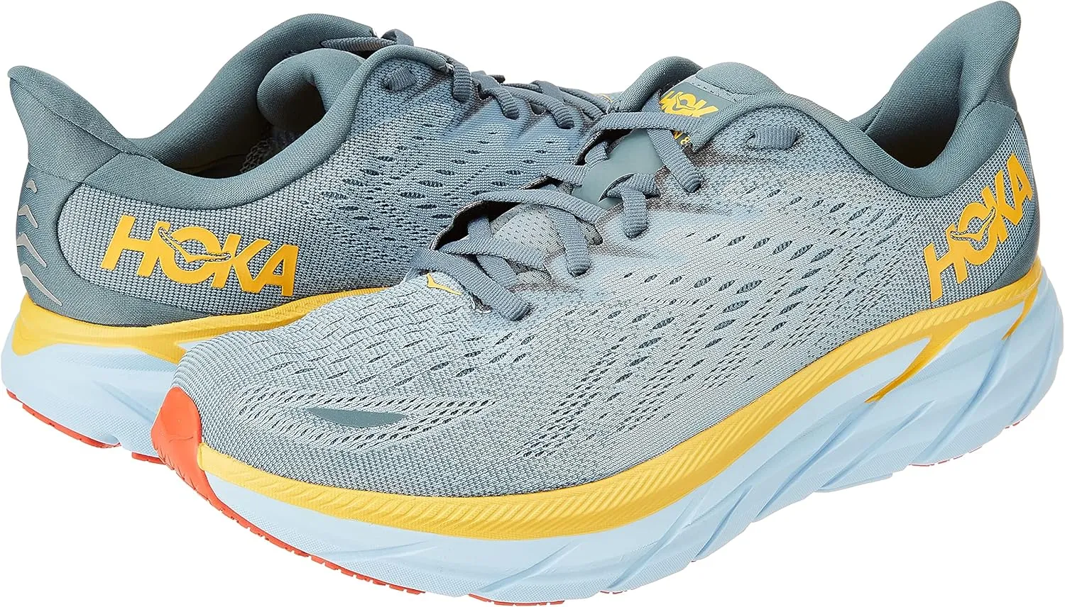 HOKA ONE ONE Men's Clifton 8 Running Shoes, 0