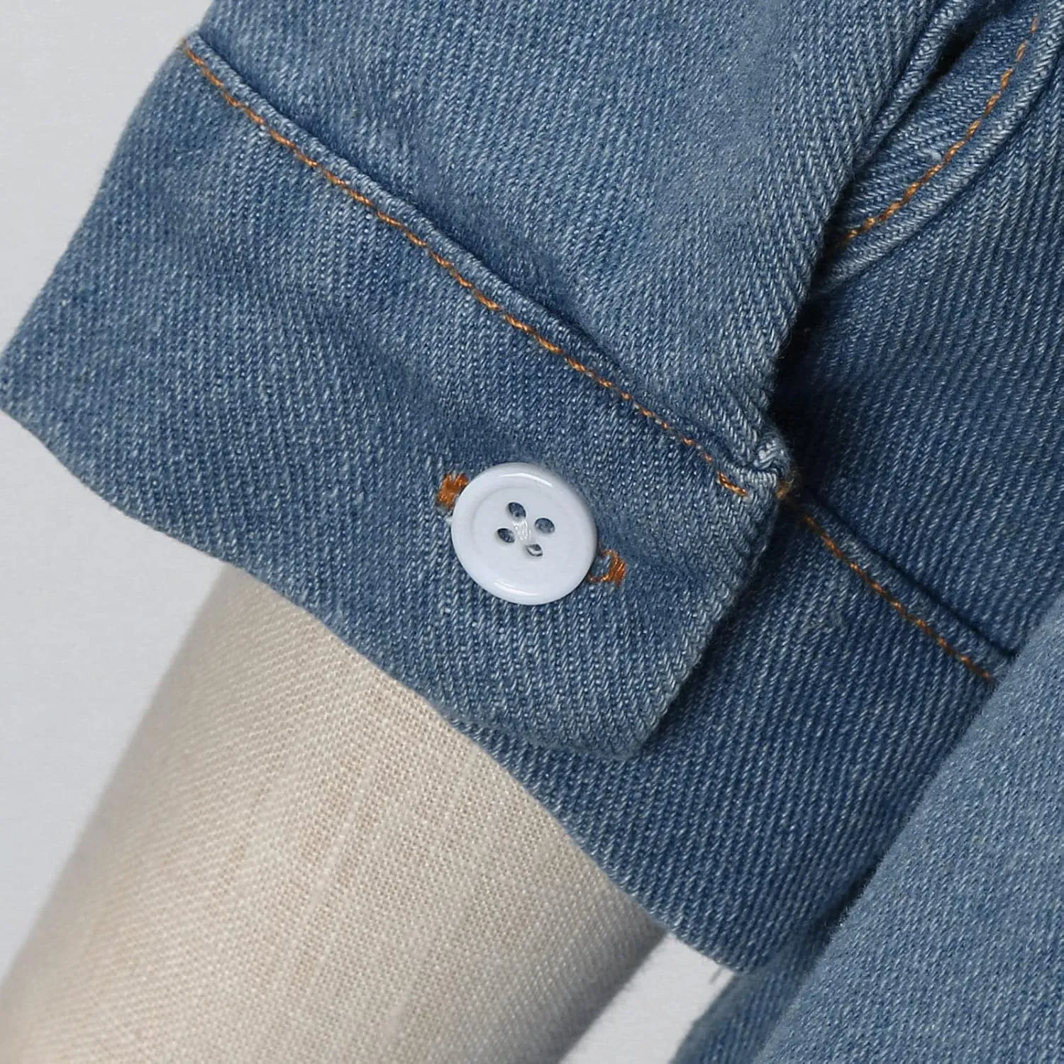 Hooded Outwear Long Casual Denim Women Long Overcoat Jacket Coat Jean Sleeve Women's Blouse Womens Casual Button up