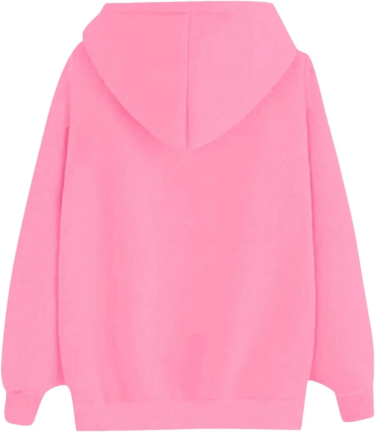 Hoodies For Women Long Sleeve Crew Neck Sweater Loose Pullover Tops Casual Comfy Fall Fashion Outfits Clothes 2024
