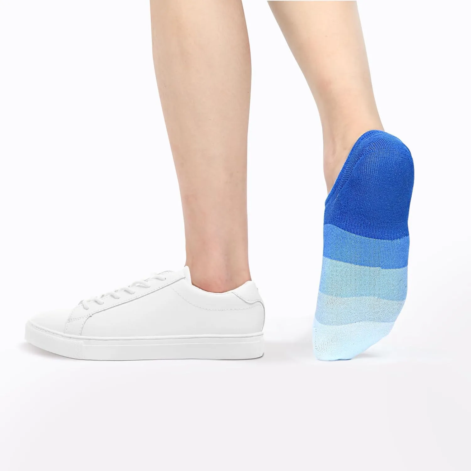 IDEGG No Show Socks Women 10 Pairs Low Cut Anti-Slid Novelty Athletic Casual Invisible Liner Socks