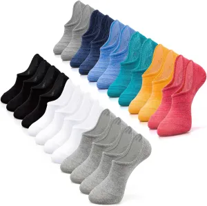 IDEGG No Show Socks Womens and Men Low Cut Ankle Short Anti-slid Athletic Running Novelty Casual Invisible Liner Socks