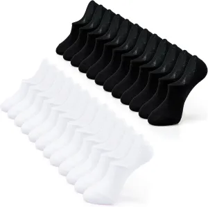 IDEGG No Show Socks Womens and Men Low Cut Ankle Short Anti-slid Athletic Running Novelty Casual Invisible Liner Socks