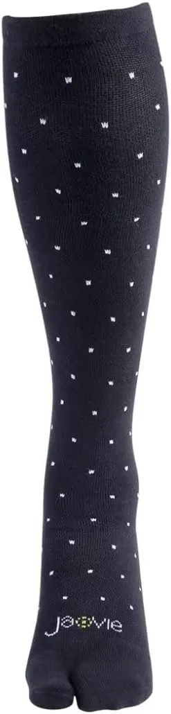 ja vie JAVIE Cotton Comfy Flip Flop Tabi Socks Split Toe for Women & Men, Compression Socks Knee High Stocking (15-20 mmHg)