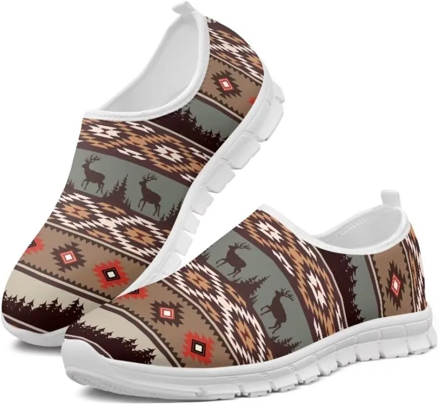 Jeiento Womens Casual Shoes Play Fashion Sneaker Dressy Shoes Slip-On Soft Shoes Anti-Skid/Breathable/Slip-On Outdoor Walking Shoes
