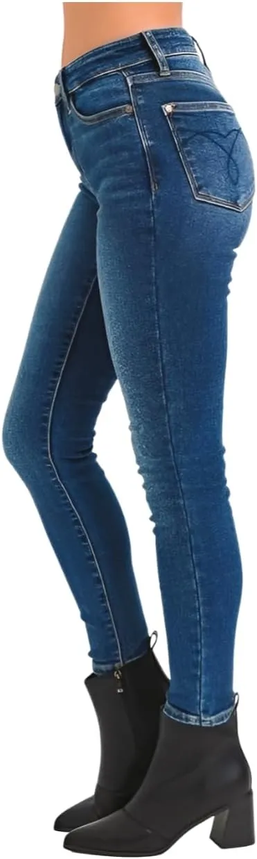 Judy Blue Mid-Rise Waist Skinny Jeans