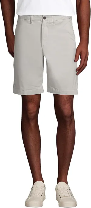 Lands' End Men's Big 9 Inch Comfort Waist Comfort First Knockabout Chino Shorts
