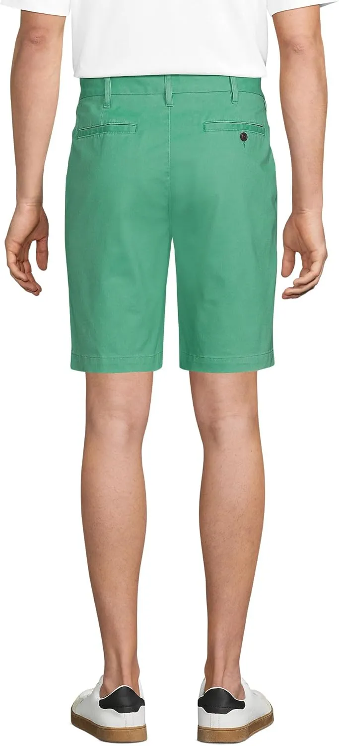 Lands' End Men's Big 9 Inch Comfort Waist Comfort First Knockabout Chino Shorts