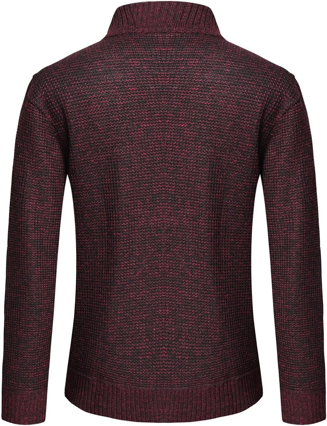 LCMTWX Coats for Men Cottonpadded Jacket Stand Collar Knitted Splice Sweater Coat Casual Men's Thicken Warm Winter Coat