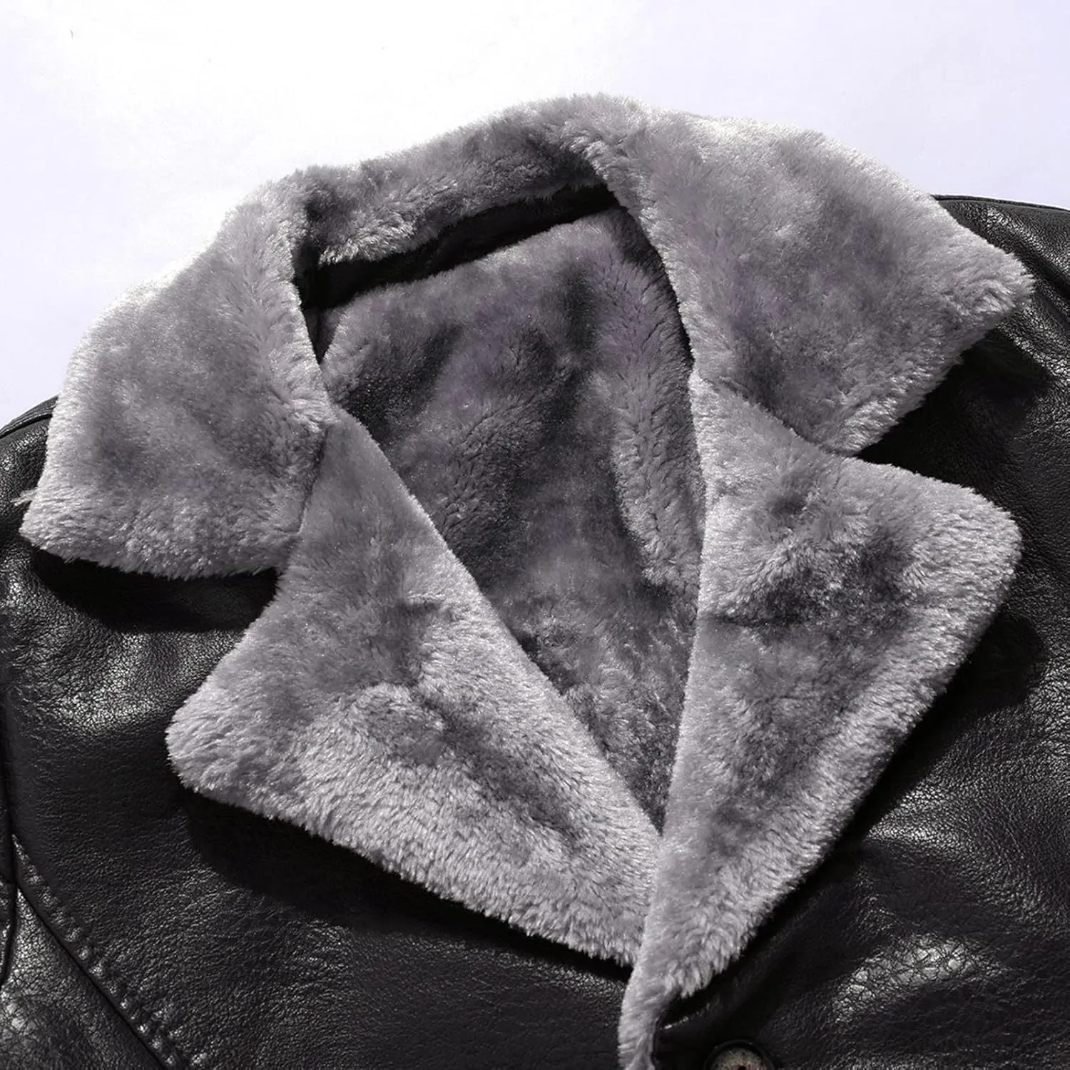 LCMTWX Men's Thick Thermal Winter Jacket Stand Collar Knitted Splice Sweater Coat Casual Cardigan Stylish Mens Puffer