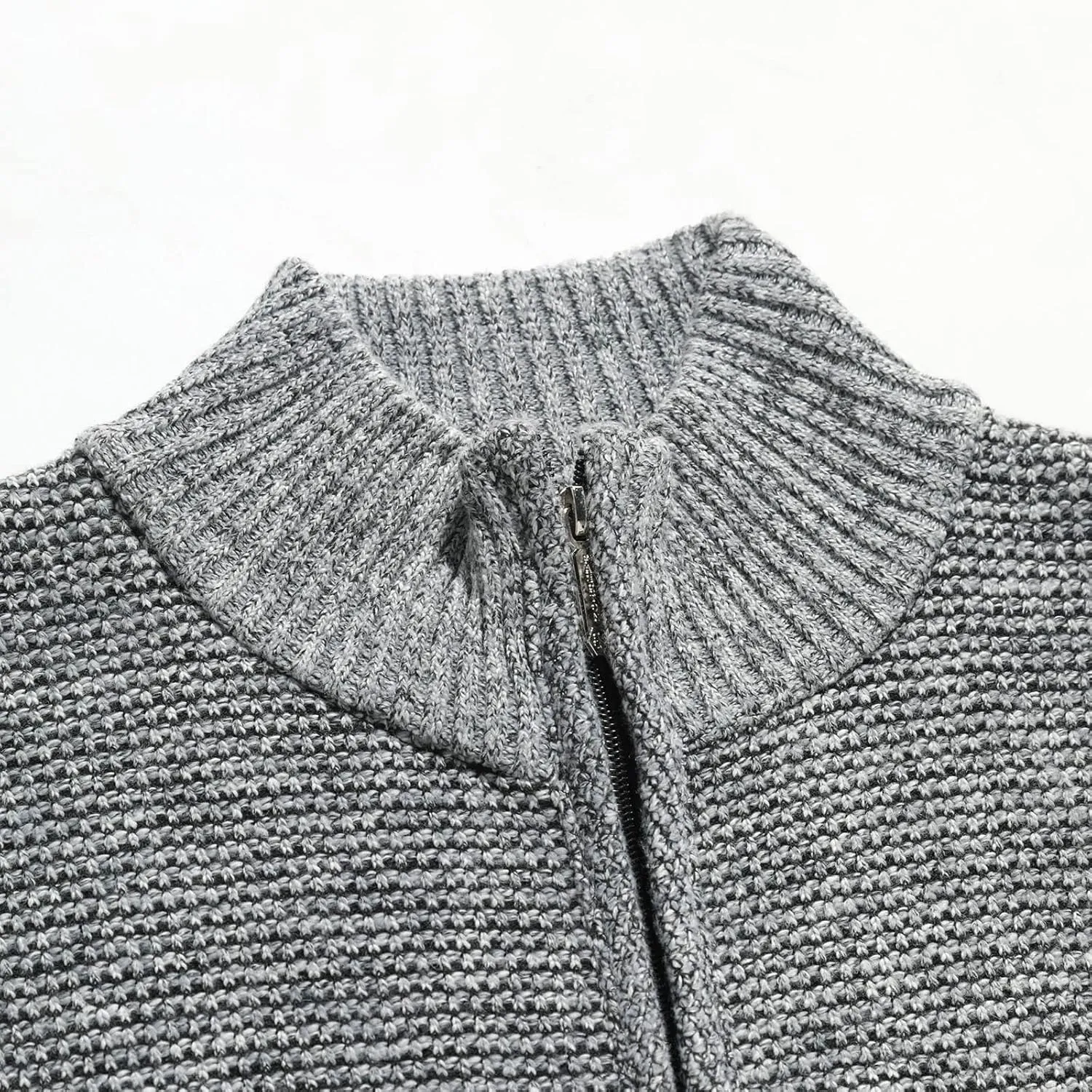 LCMTWX Mens Winter Coats Jacket Stand Collar Knitted Splice Sweater Coat Casual Cardigan Stylish Outwear Mens Coats