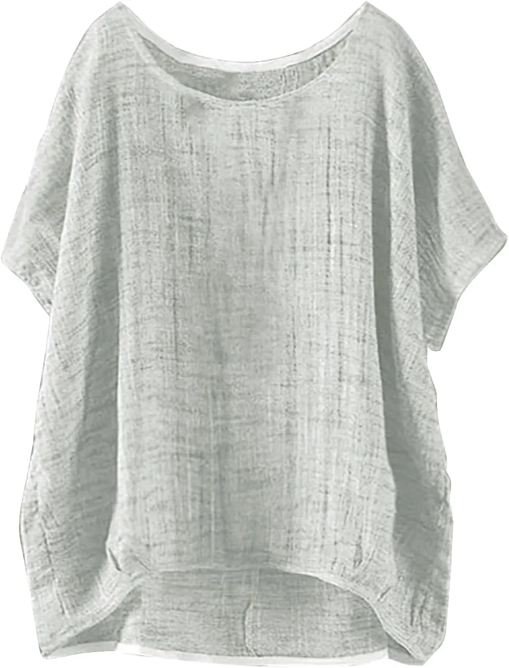 Linen Shirts for Women 2025 Summer Oversized Short Sleeve Tops Casual Loose Resort Wear Beach Vacation Blouses