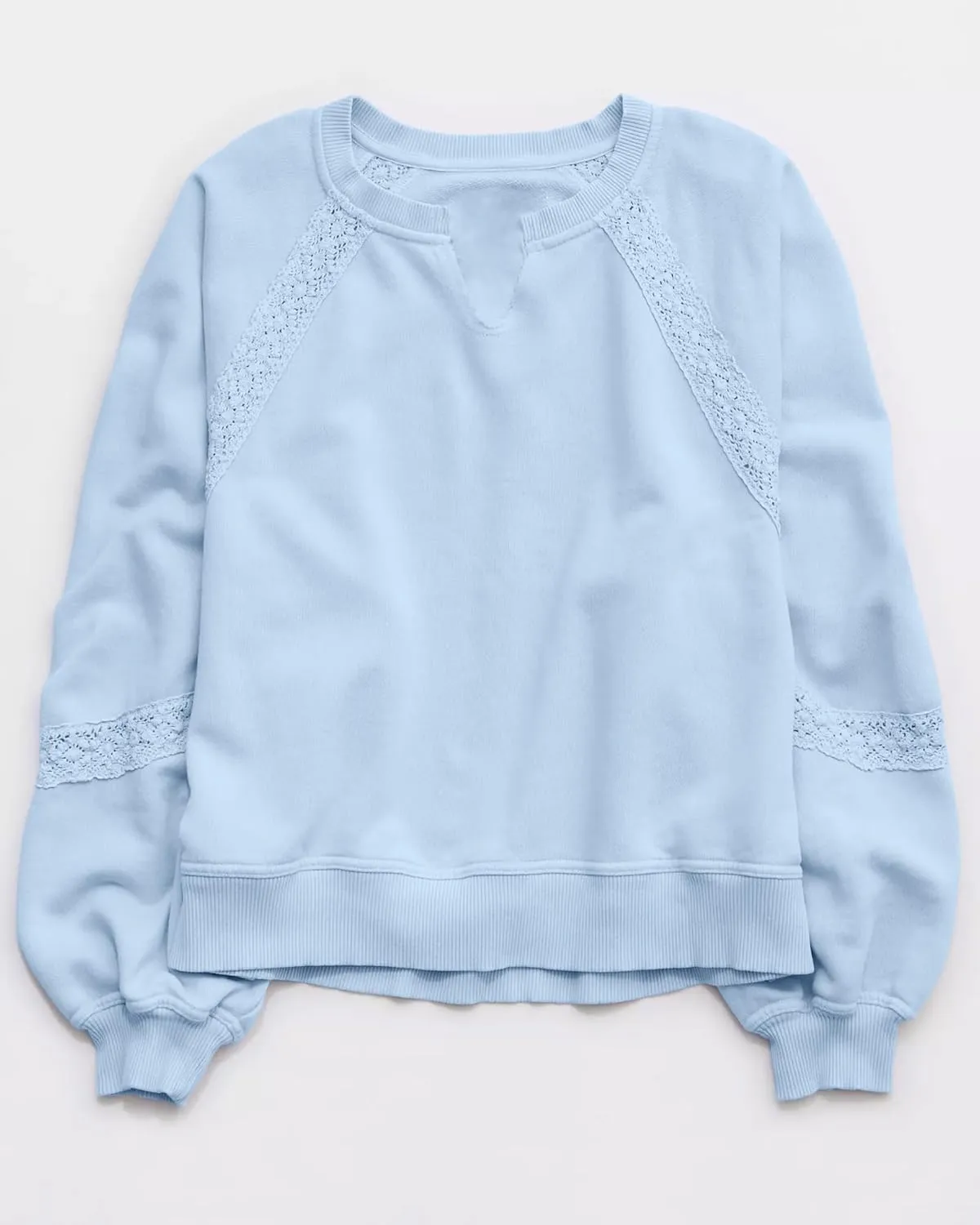 Locachy Womens Oversized Sweatshirt Casual V Neck Long Sleeve Cropped Pullover Tops Trendy Loose Blouses