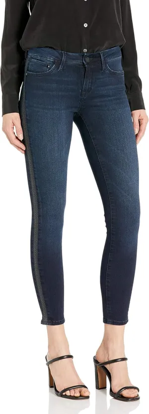 Mavi Women's Adriana Ankle Mid-Rise Super Skinny Jeans