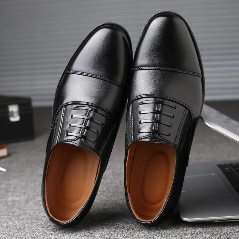 Men's Brogues Shoes Men Fashion Wedding Party Dress Shoes Italian Designer Male Driving Formal Shoe Leather Slip on Mens Oxfords