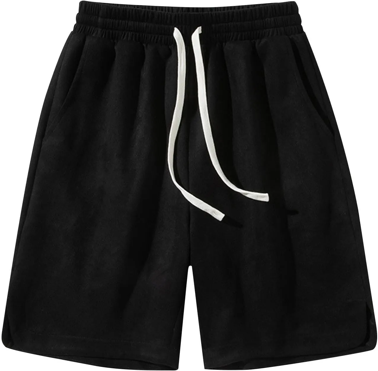 mens shorts drawstring elastic waist lounge pajamas shorts summer beach gym outdoor running baggy athletic shorts