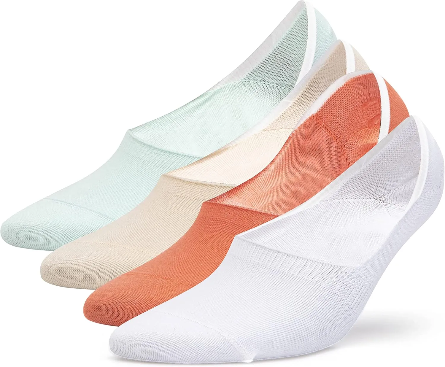 MYRA'S FASHION SOCKS No Show Socks Women Low Cut Anti-Slid Athletic Casual Invisible Liner Socks 4 Pairs