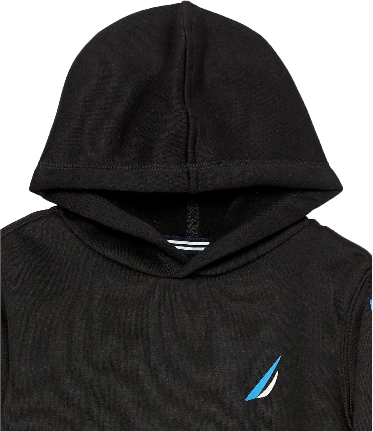 Nautica Boys' Long Sleeve Fleece Pullover Hoodie, Comfortable, Relaxed Fit