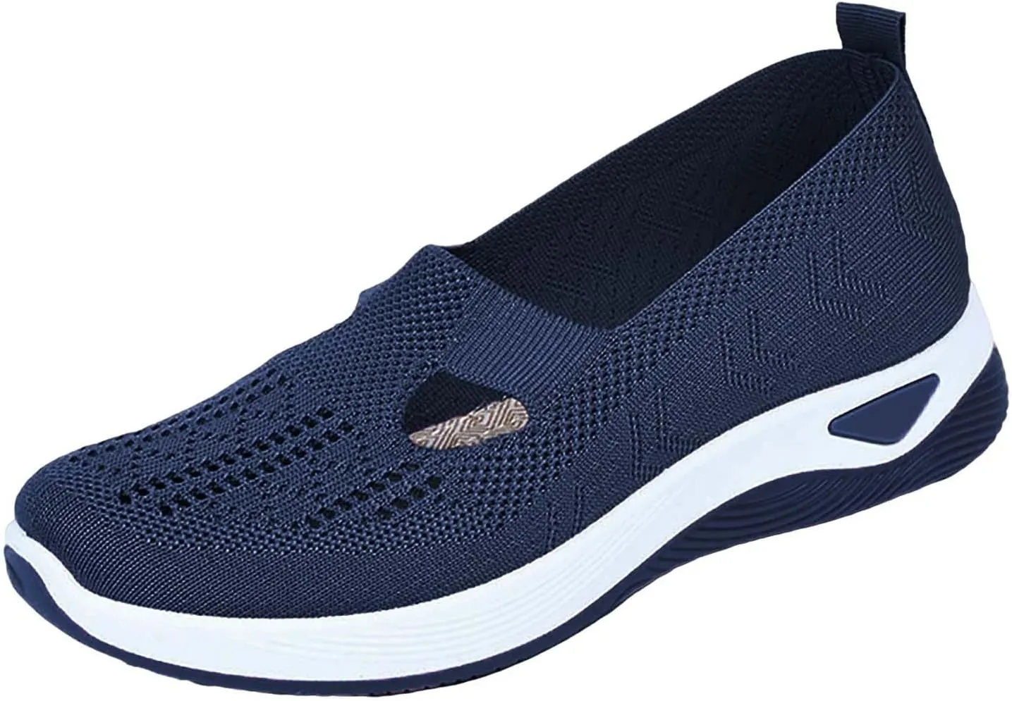 Orthopedic Shoes for Women 2025 New Women's Woven Non Slip Work Shoes Women Wide Feet Casual Slip On Shoes Black Platform Sneaker Slip On Tennis Shoe White Loafers