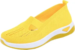 Orthopedic Shoes for Women Breathable Soft Slip On Non Slip Work Shoes Women Mesh Casual Shoes for Fall Women Shoes Sneakers Slip On Tennis Shoe Cross Trainer Shoe