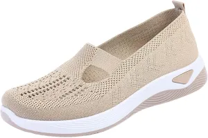 Orthopedic Shoes for Women Breathable Soft Slip On Non Slip Work Shoes Women Mesh Casual Shoes for Fall Women Shoes Sneakers Slip On Tennis Shoe Cross Trainer Shoe