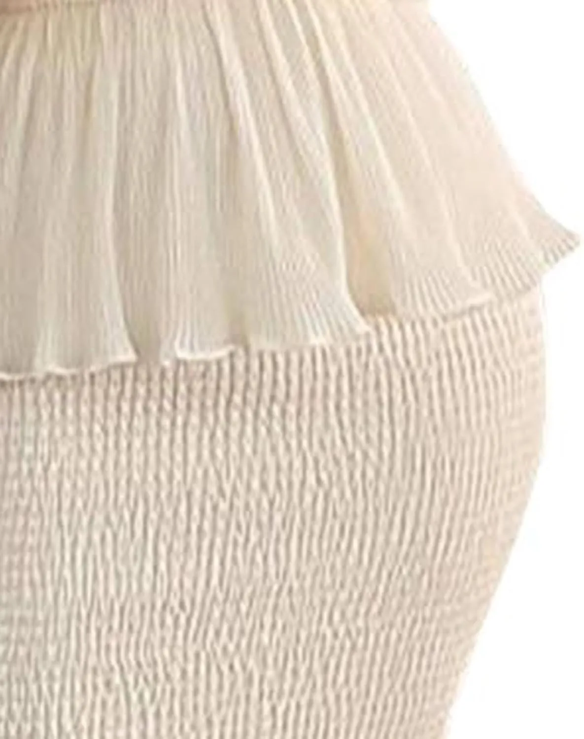 Sexyshine Women's Tube Top Ruffled Tiered Maxi Dress Sleeveless Backless Bodycon Smocked Shirred Party Holiday Long Dress