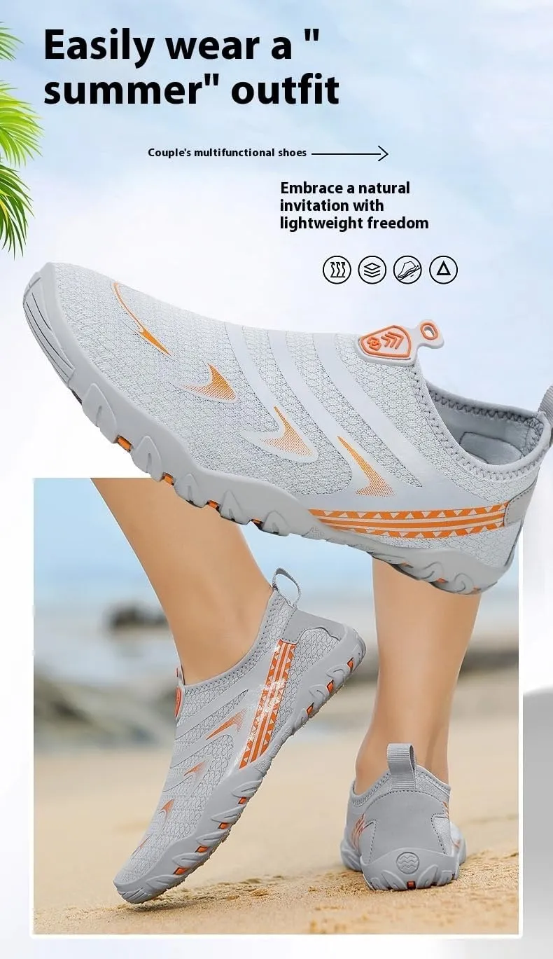 Slip On Barefoot Shoes for Women Breathable Mesh Non-Slip Waterproof Lightweight Zero Drop Sole Minimalist Quick Dry for Hiking Surfing Swimming Outdoor