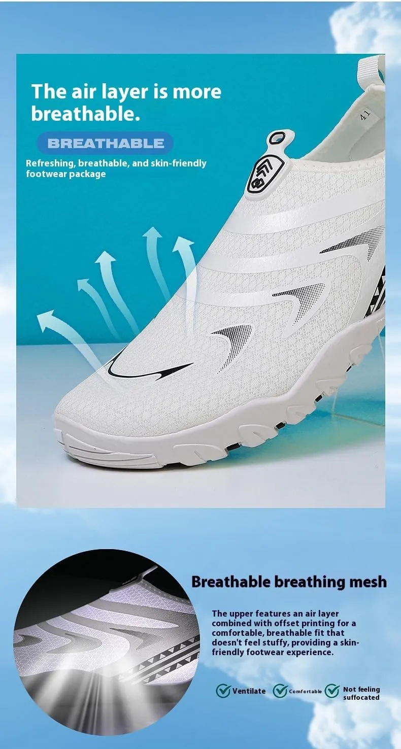 Slip On Barefoot Shoes for Women Breathable Mesh Non-Slip Waterproof Lightweight Zero Drop Sole Minimalist Quick Dry for Hiking Surfing Swimming Outdoor