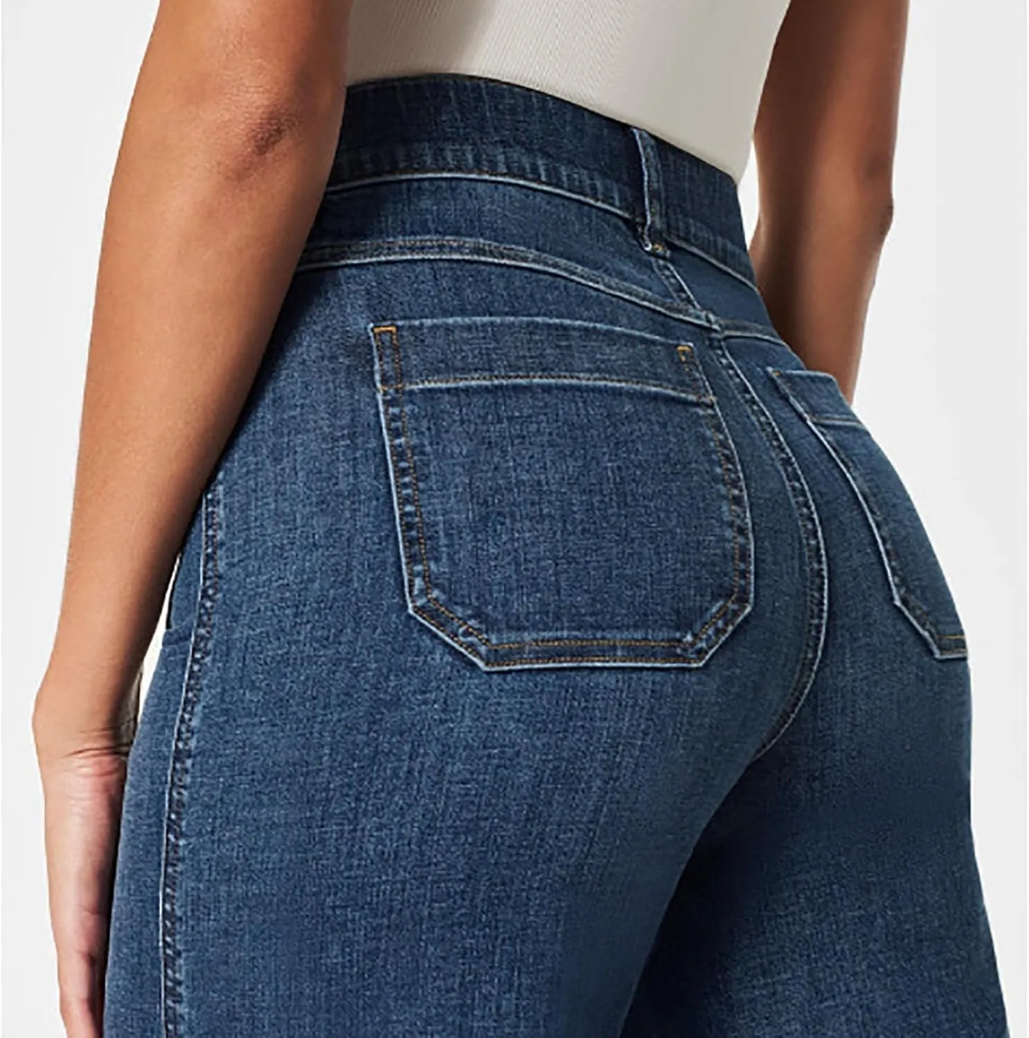 Stylish Wide-Leg Jeans for Women High-Waisted Formal Occasion Flattering Casual Pants Slimming Leisure Trendy Trouser