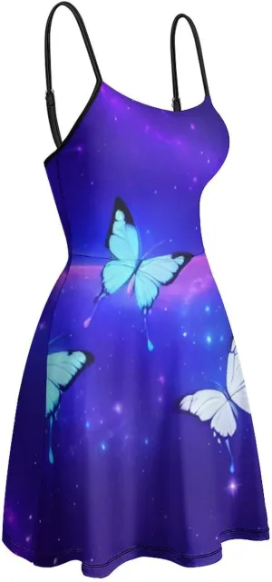 Summer Dress U-Neck Sleeveless Fitted Beach Party Maxi Dress