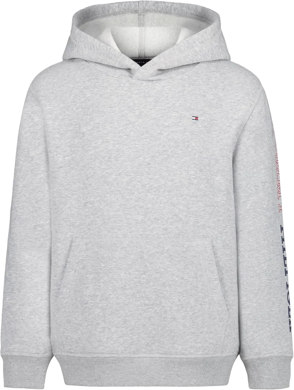 Tommy Hilfiger Boys' Long Sleeve Fleece Pull-Over Hoodie