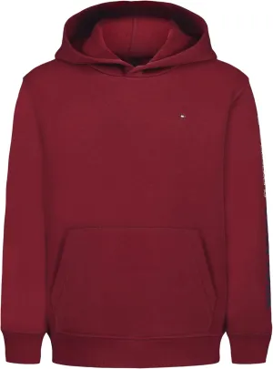 Tommy Hilfiger Boys' Long Sleeve Fleece Pull-Over Hoodie